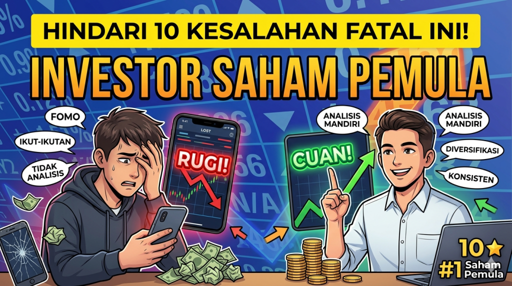 Kesalahan Investor Saham Pemula yang Harus Dihindari
