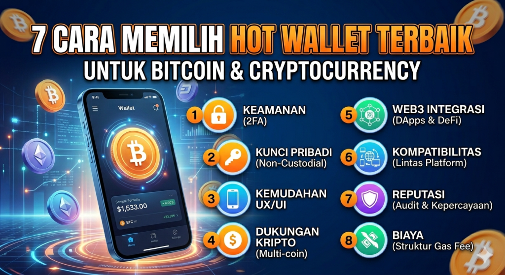 Cara memilih hot wallet terbaik