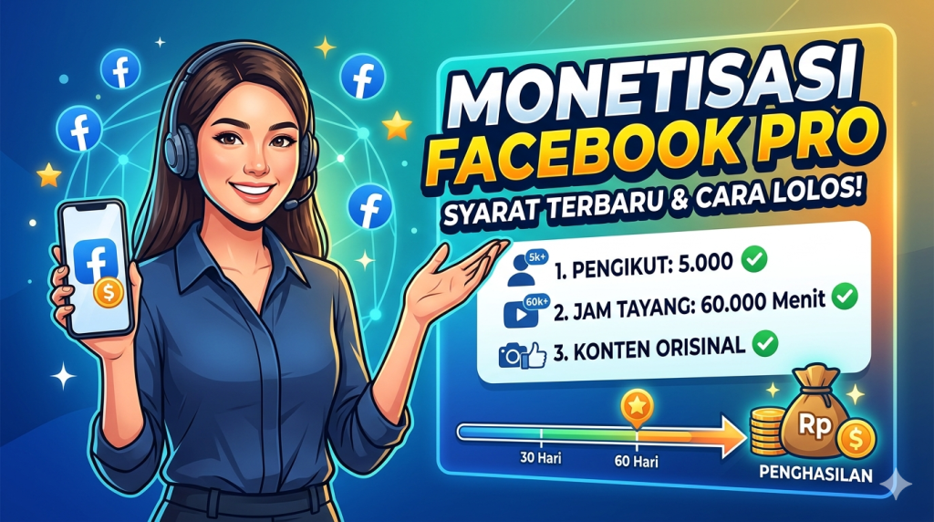 Syarat Monetisasi Facebook Pro