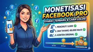 Syarat Monetisasi Facebook Pro