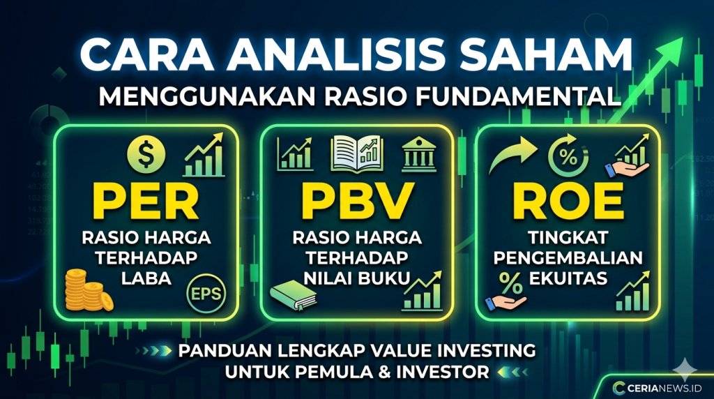 Analisis Saham Menggunakan Rasio PER PBV ROE