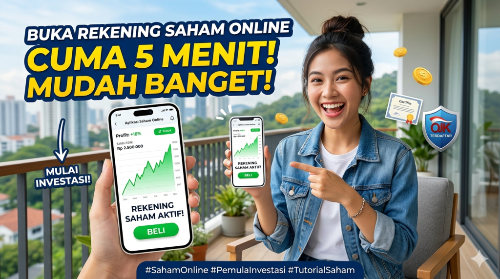 cara membuka rekening saham online