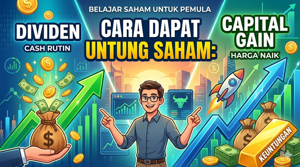 Cara mendapatkan keuntungan dari saham