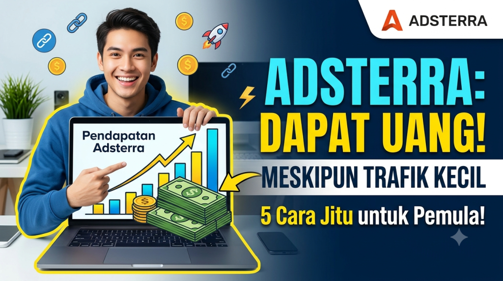 menghasilkan uang dari Adsterra tanpa trafik besar