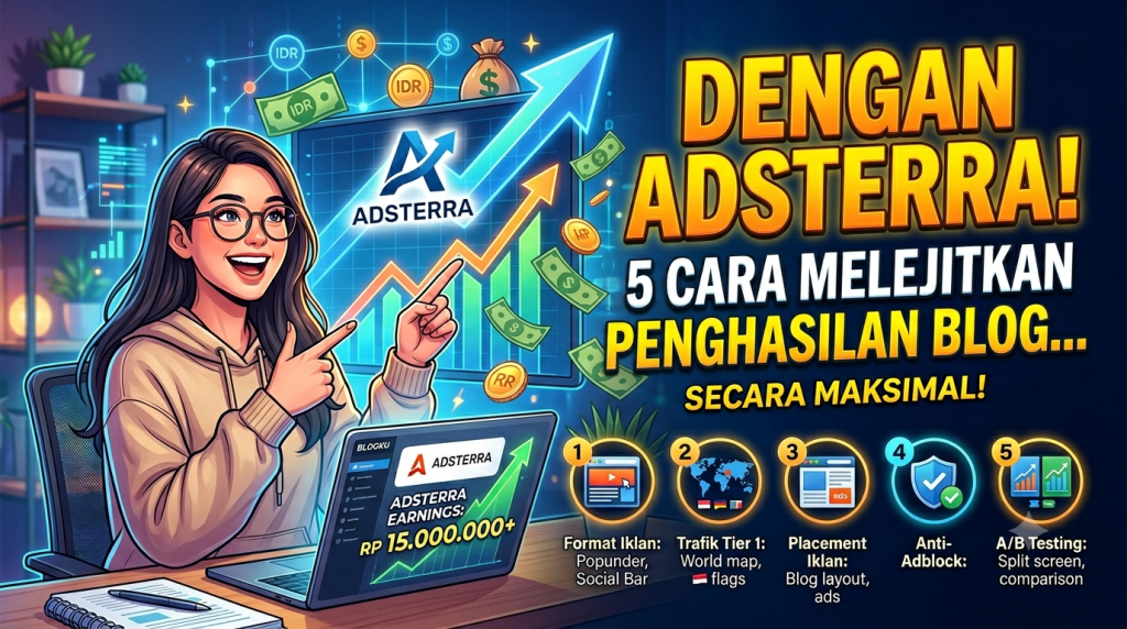 meningkatkan penghasilan blog dengan Adsterra