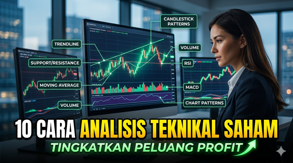 cara analisis teknikal saham