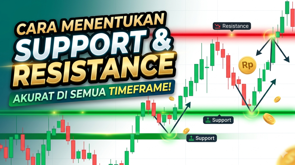 cara menentukan support dan resistance
