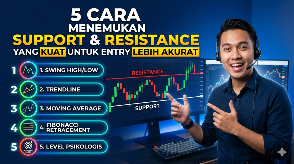 Cara Menemukan Support dan Resistance yang Kuat