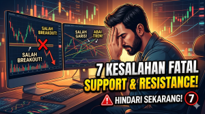Kesalahan Menggunakan Support dan Resistance