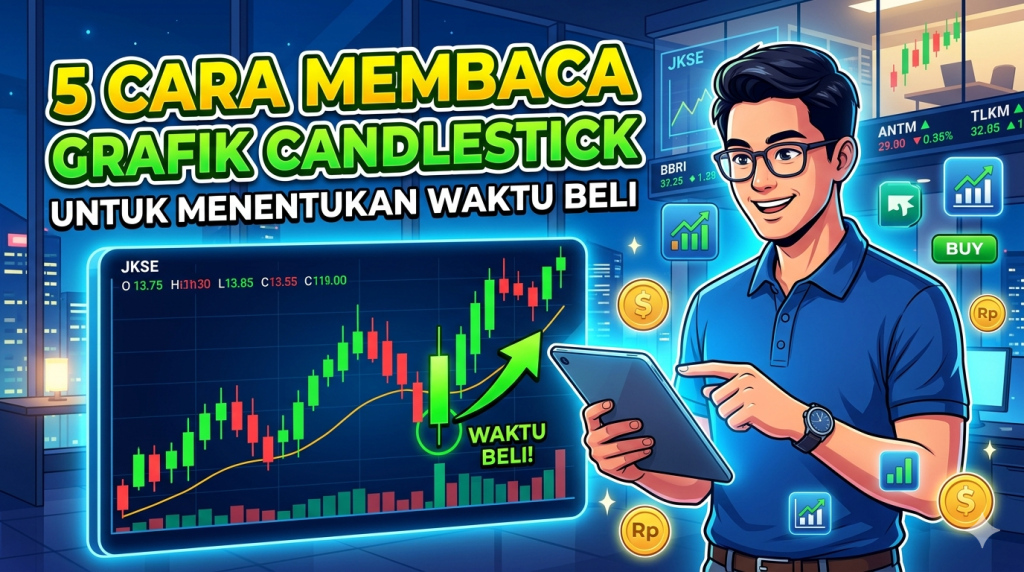 Membaca grafik candlestick saham