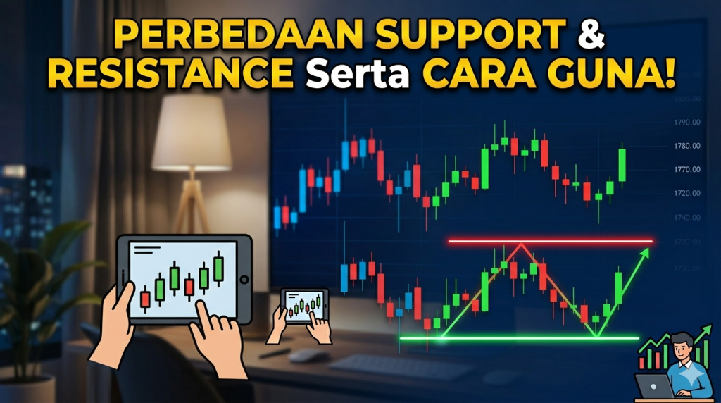Perbedaan Support dan Resistance