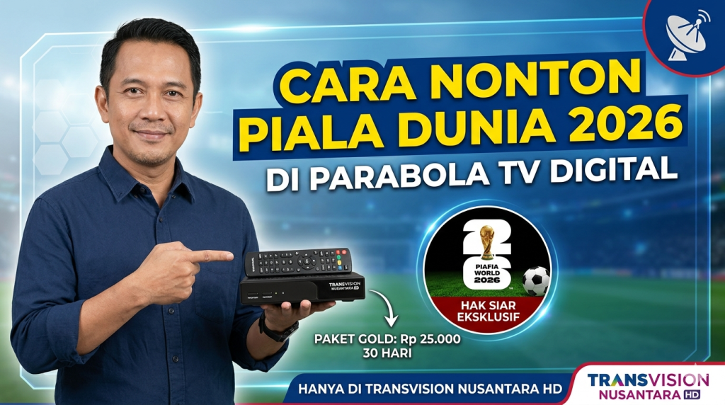 Cara nonton Piala Dunia 2026