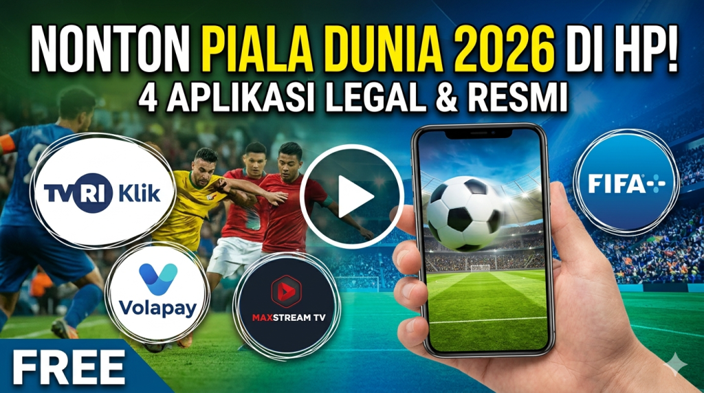 Aplikasi Streaming Resmi Piala Dunia 2026 di HP