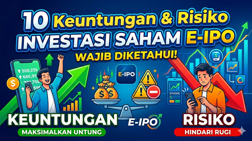 keuntungan dan risiko investasi saham E-IPO