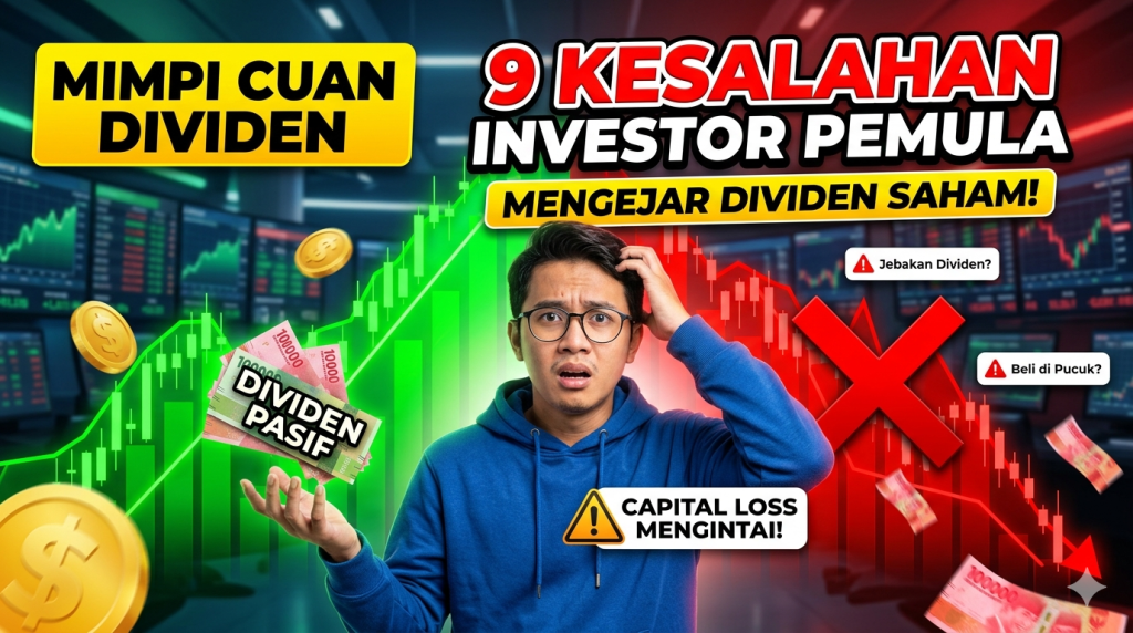 kesalahan investor pemula saat mengejar dividen saham