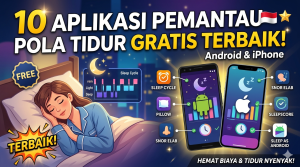 Aplikasi pemantau pola tidur gratis