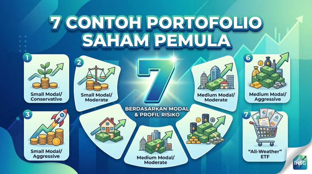 contoh portofolio saham pemula