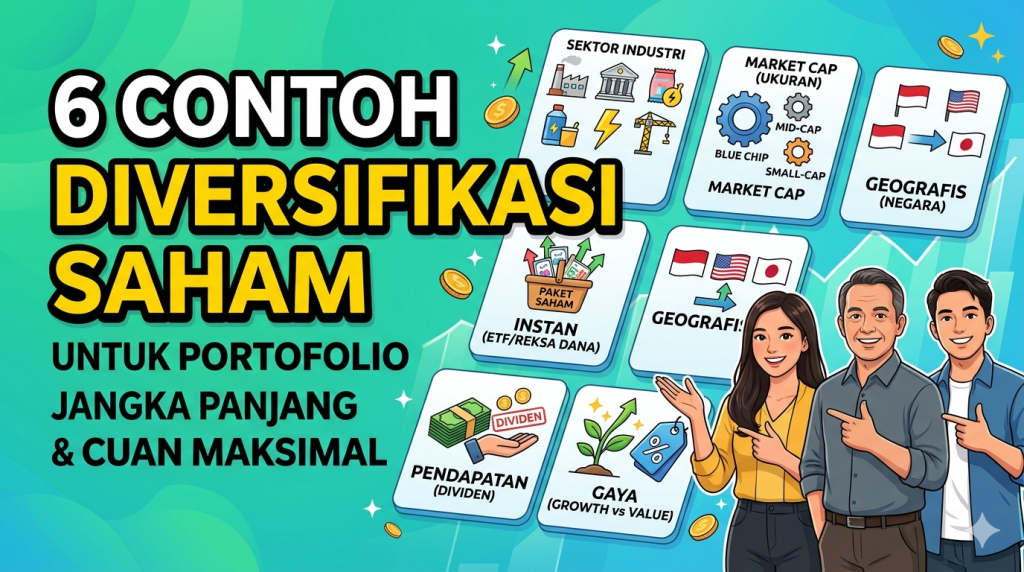 diversifikasi saham portofolio jangka panjang