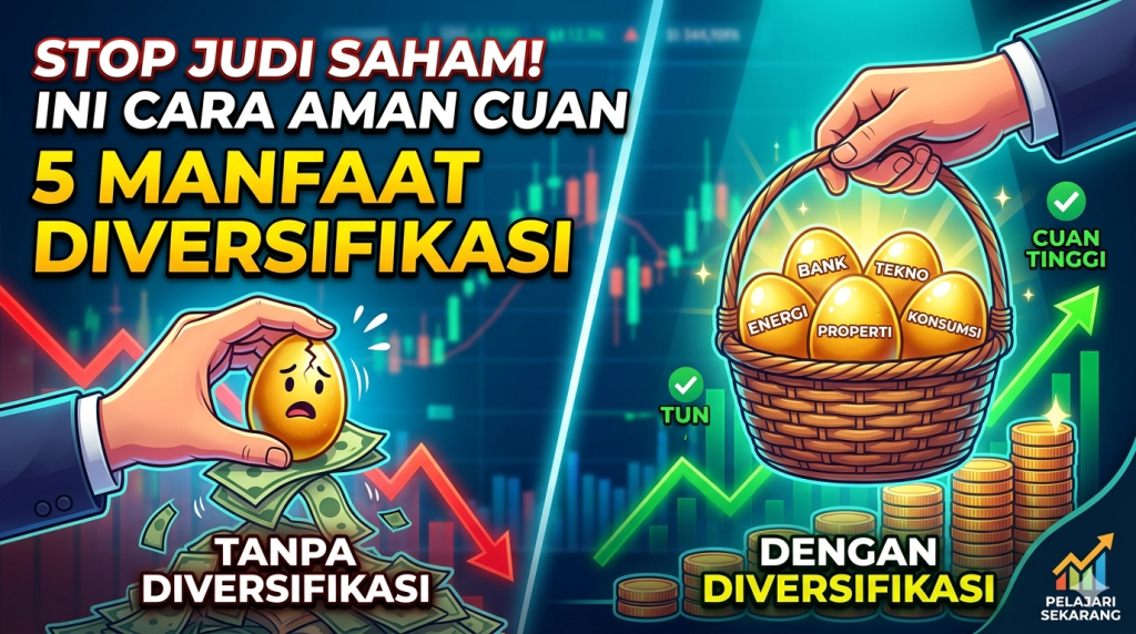 Manfaat diversifikasi saham