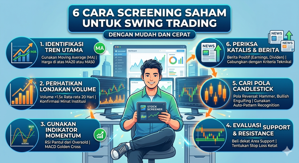 Cara Screening Saham untuk Swing Trading