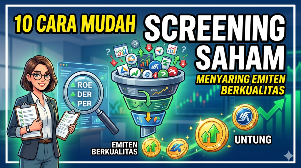 cara mudah screening saham