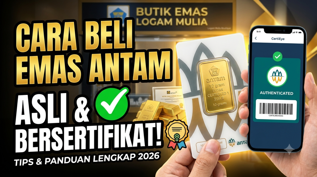 Cara Membeli Emas Antam yang Asli dan Bersertifikat