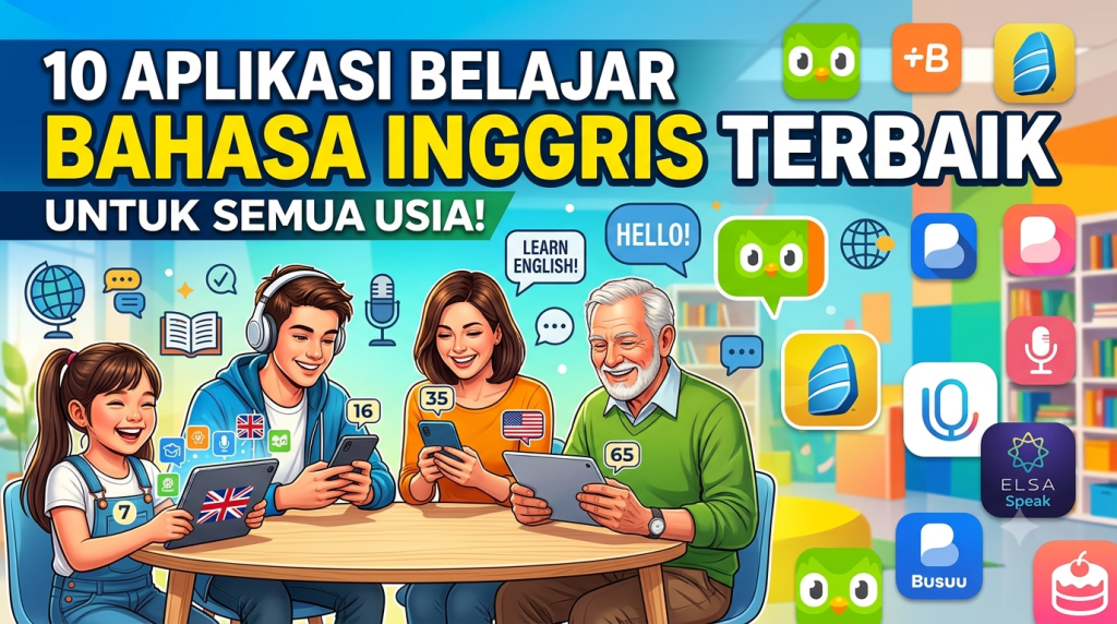 Aplikasi Belajar Bahasa Inggris Terbaik untuk Semua Usia