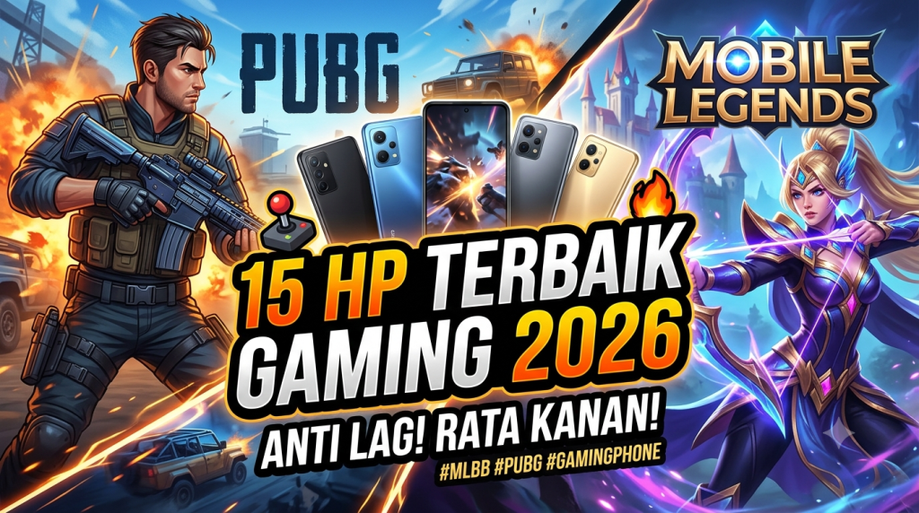 HP Terbaik untuk Main Mobile Legends dan PUBG 2026