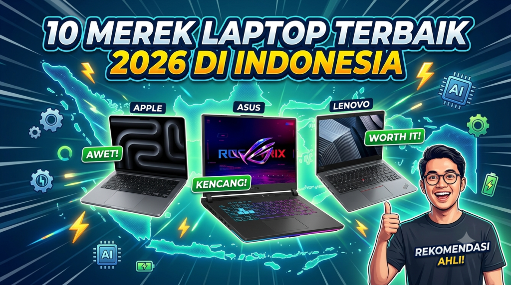 Merek Laptop Terbaik 2026 di Indonesia