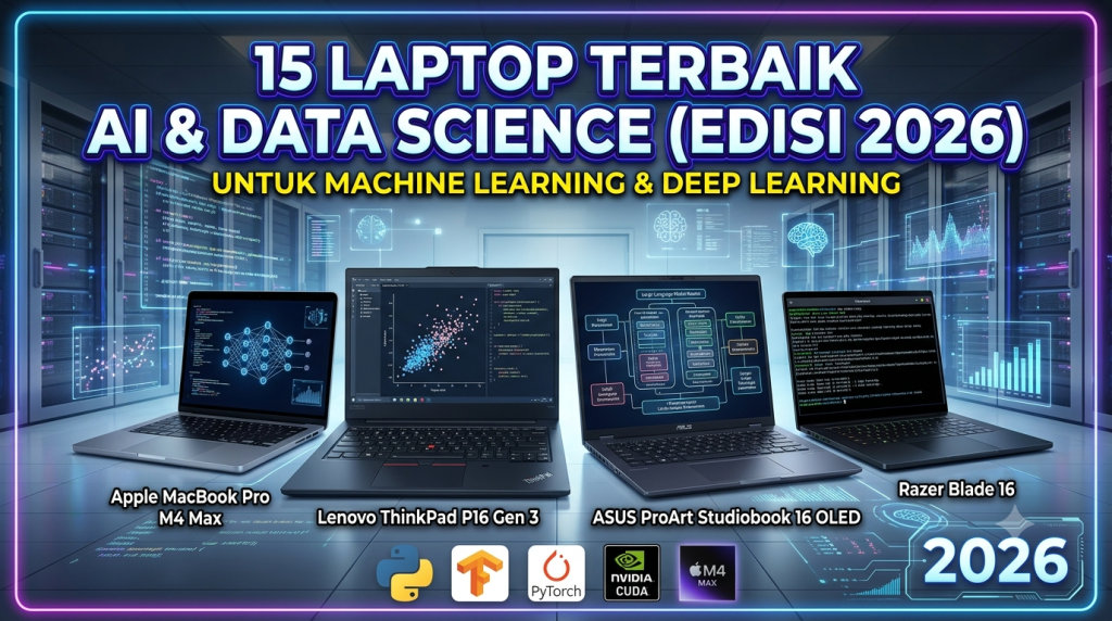 Laptop Terbaik untuk Data Scientist dan AI Engineer