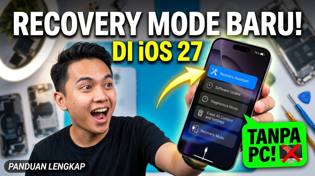 Cara Masuk ke Layar Recovery Mode Baru di iPhone