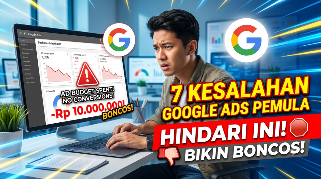 Kesalahan Google Ads yang Harus Dihindari Pemula