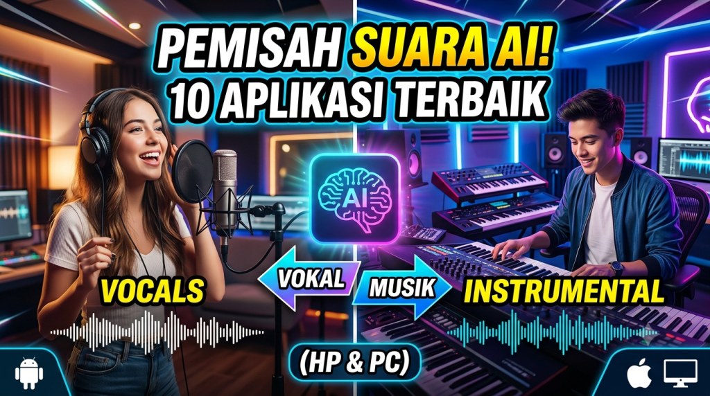 Aplikasi Pemisah Vokal dan Instrumental Terbaik