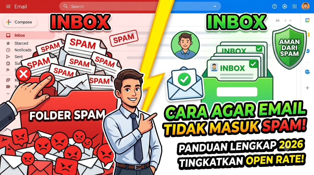 Cara Agar Email Marketing Tidak Masuk Spam