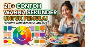 Contoh Warna Sekunder dan Cara Mencampurnya