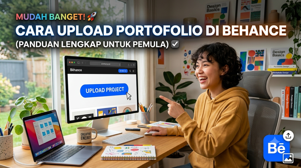 Cara Upload Portofolio di Behance