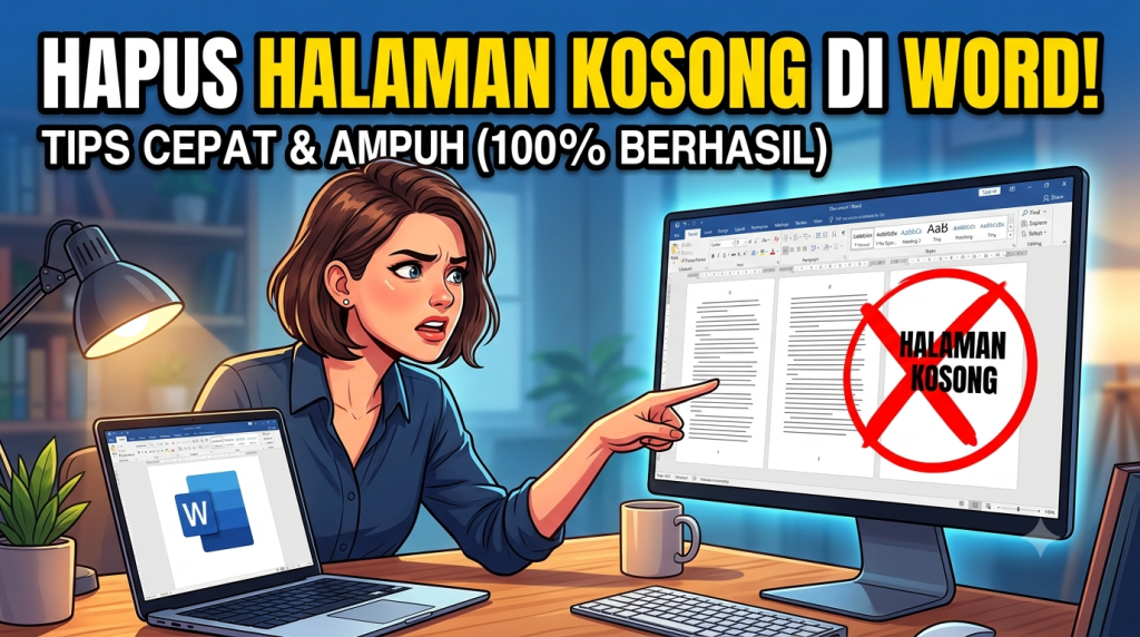 Cara Menghilangkan Halaman Kosong di Word dengan Cepat