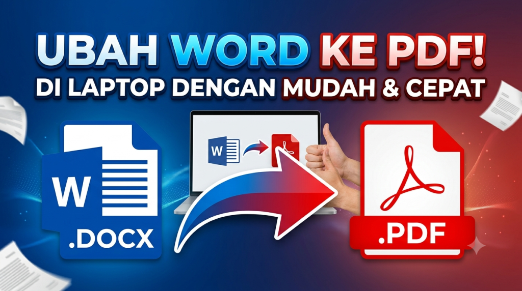 Cara Mengubah Word ke PDF di Laptop dengan Mudah dan Cepat
