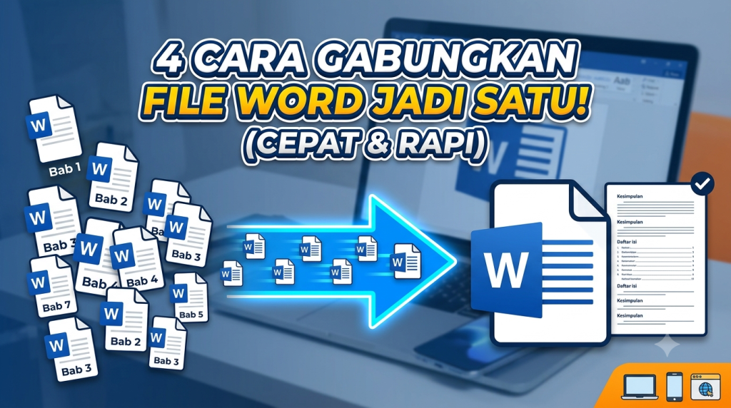Cara Menggabungkan File Word Menjadi Satu Dokumen