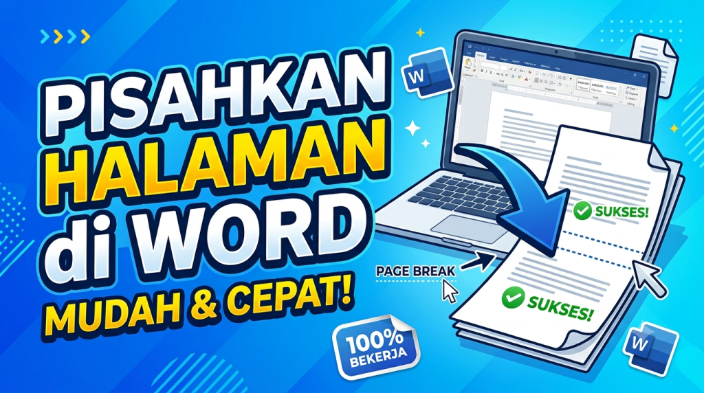 Cara Memisahkan Halaman di Word dengan Mudah