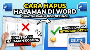 Cara Menghapus Halaman di Word