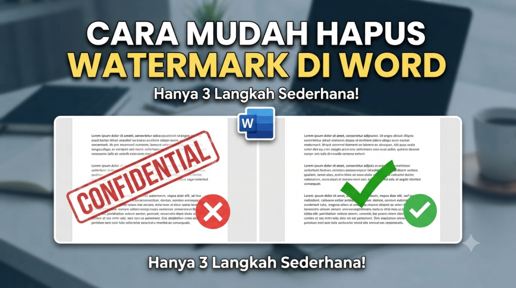 Cara Menghilangkan Watermark di Word
