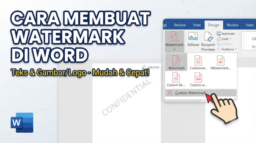 Cara Membuat Watermark di Microsoft Word