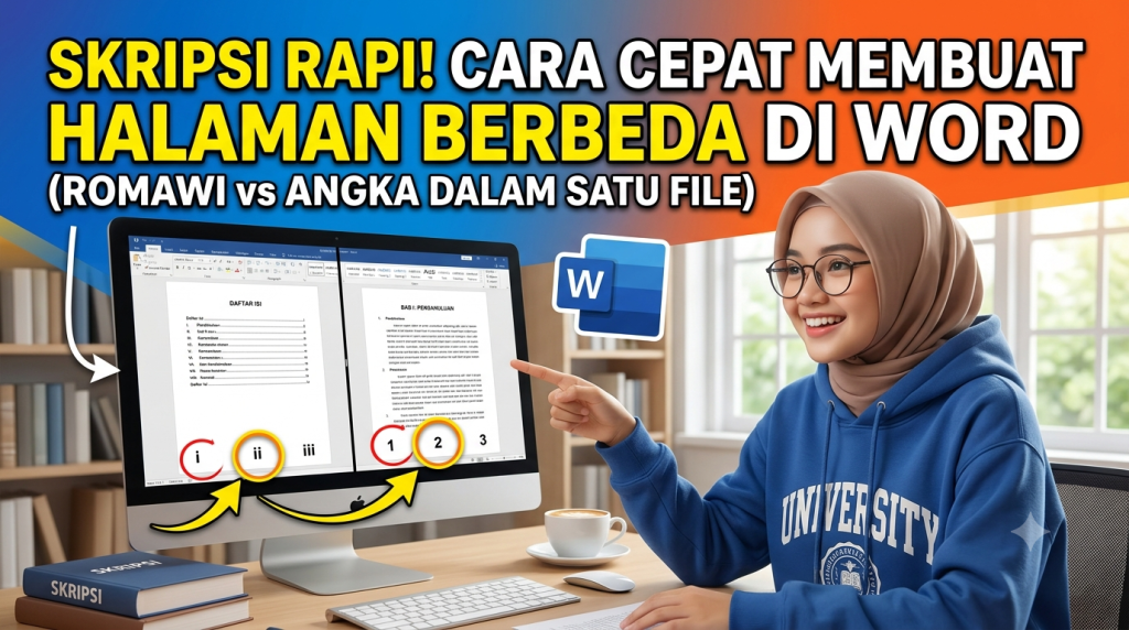 Cara Membuat Halaman Berbeda di Word untuk Skripsi