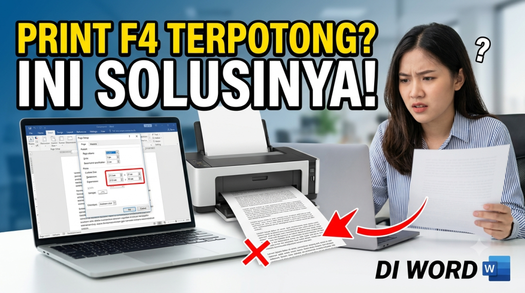 Cara Mengatur Ukuran Kertas F4 di Microsoft Word