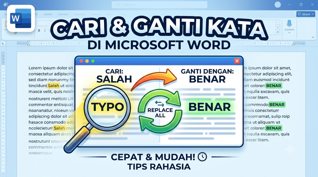 Cara Mencari dan Mengganti Kata di Microsoft Word