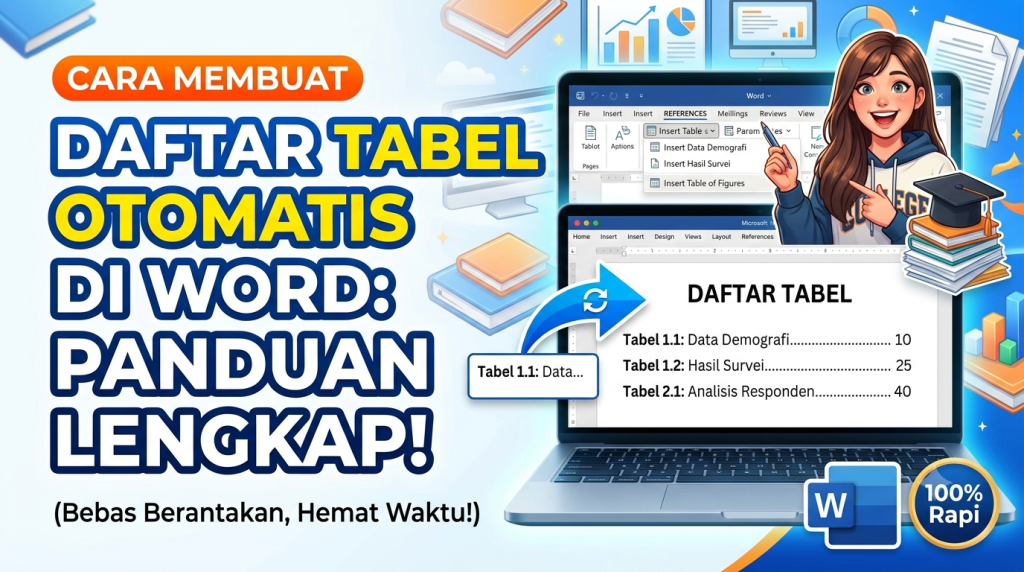 Cara Membuat Daftar Tabel Otomatis di Word