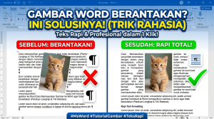 Cara Memasukkan Gambar ke Word Agar Tidak Berantakan