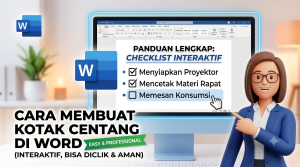 Cara Membuat Kotak Centang di Word yang Bisa Dicentang