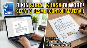 Cara Membuat Surat Kuasa di Microsoft Word